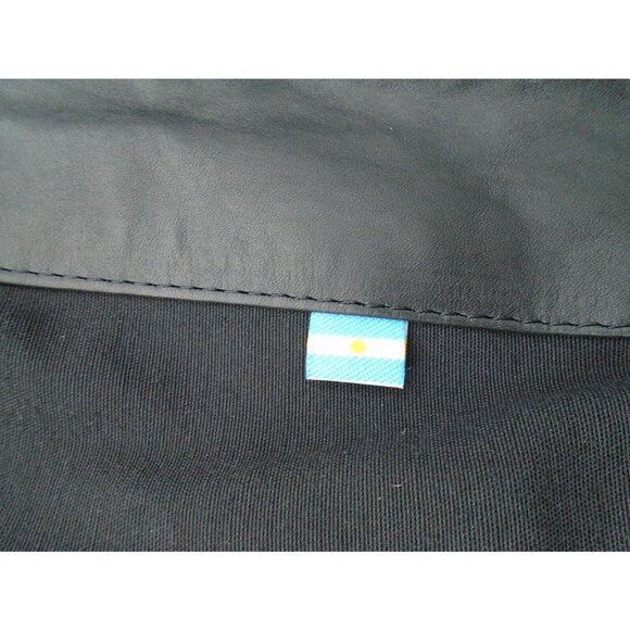 argentina leather men's Full zipper Jacket color black size XL - Picture 7 of 14